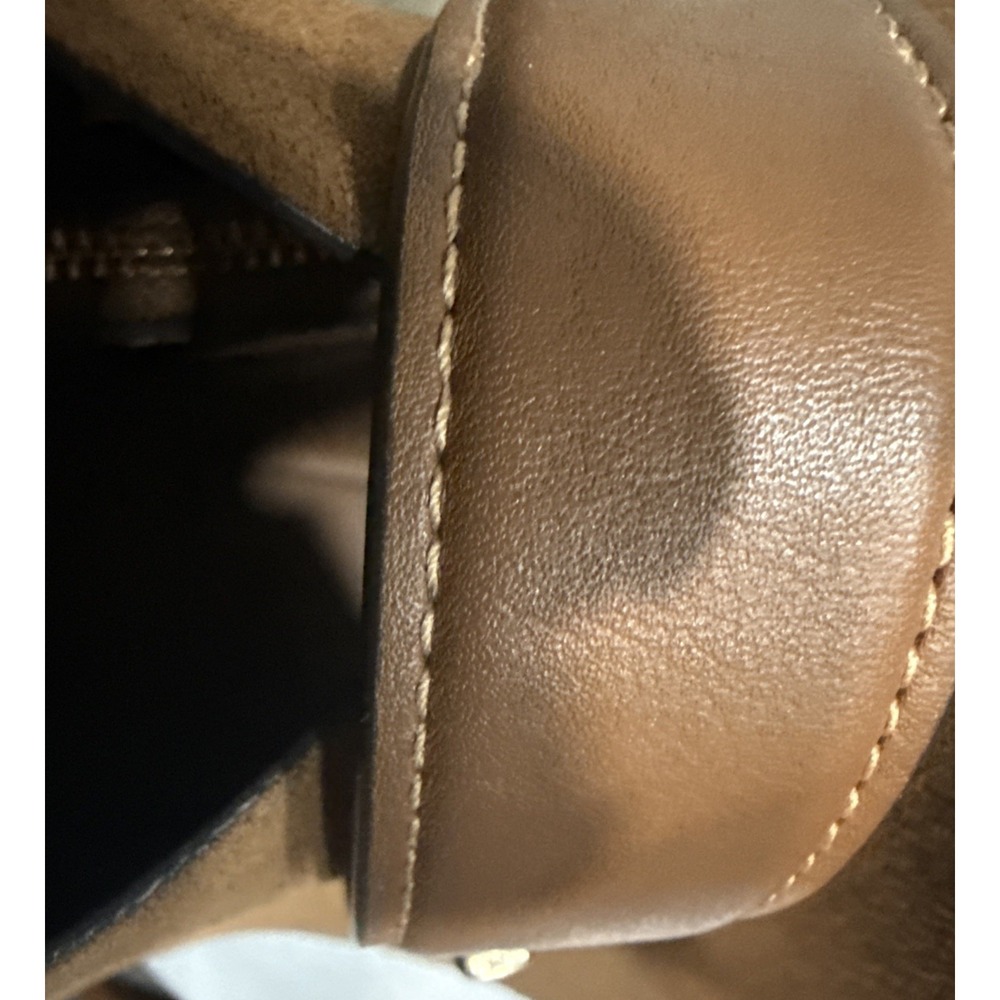 Coach Hadley Convertible Shoulder Crossbody Bag In Suede Sienna - Picture 4 of 13